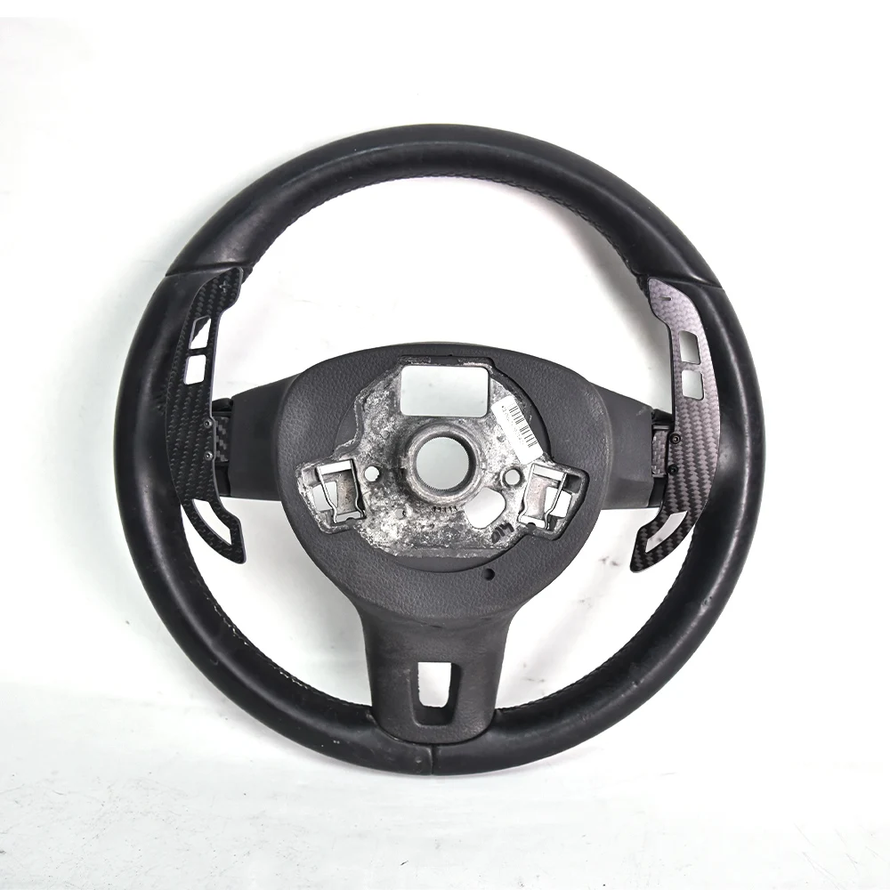 Suitable for Volkswagen Passat Steering Wheel Modification, Carbon Fiber Magnetic Shift Paddles Replacement and Upgrade