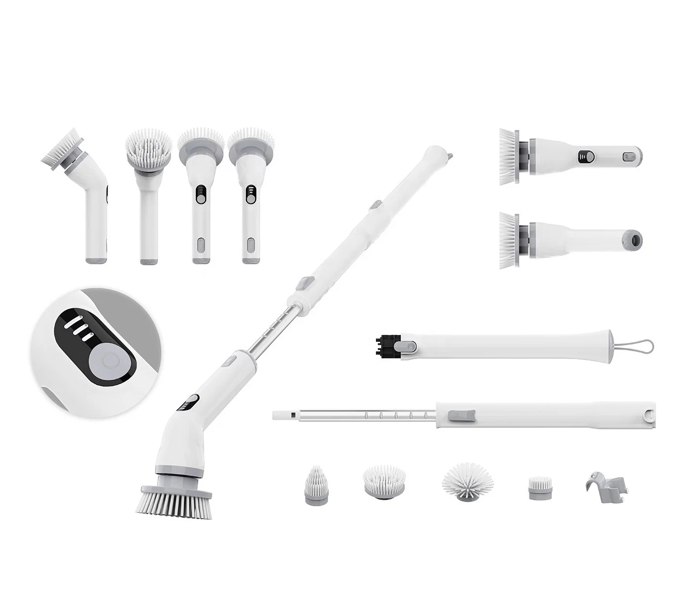 

Manufacturer Electric Spin Cleaning Scrubber Cleaning Brush for Toilet and Washroom Good Helper for Household Cleaning