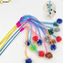 Cat Teaser Wand Toy Cat Interactive Toy Funny Long Kitten Teasing Stick Rod Teaser Wand Pet Cat Catcher Product for Cat Exercise
