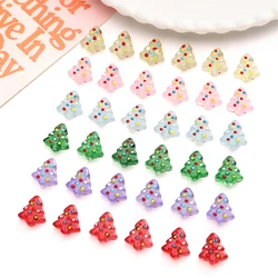 1pcs 15x16mm Handmade Glass Lampwork Christmas Tree Beads for Necklace Bracelet DIY Making Accessories