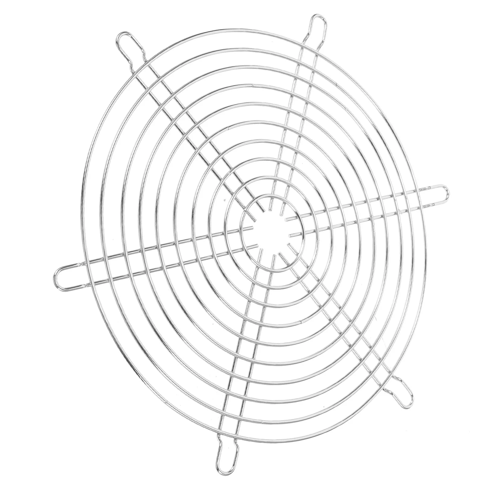 팬용 배기 팬 냉각 그릴 가드 보호대 금속 커버 실버 액세서리