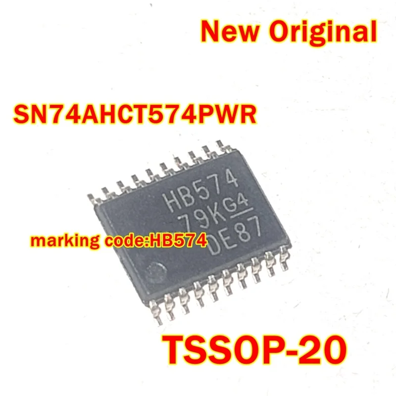 1pcs to 100pcs SN74AHCT574PWR SN74AHCT574PW TSSOP-20 New Original  marking code:HB574 Eight-way D-type trigger