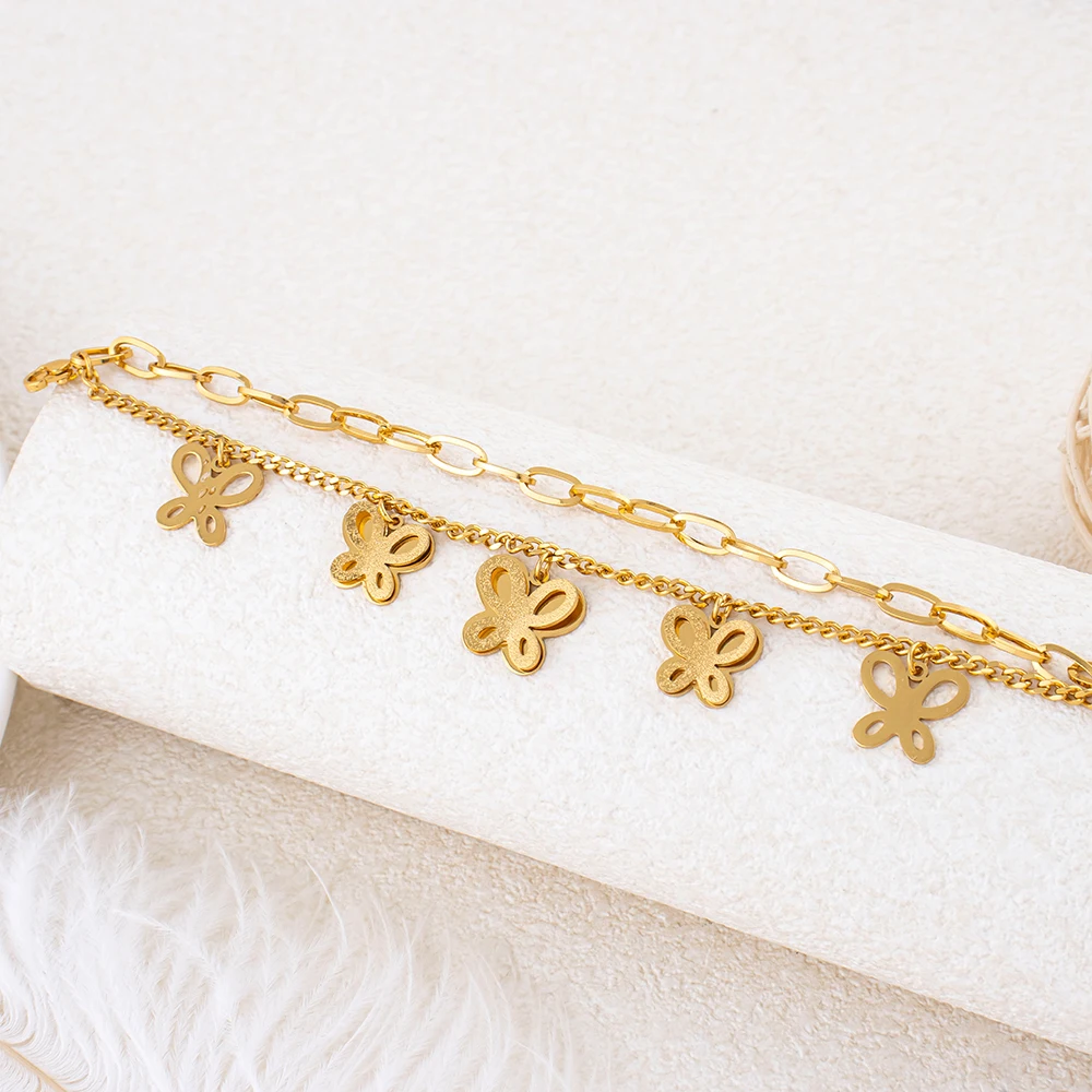 Damenarmband Trendiger Edelstahlschmuck 2026 Italienisches Charm-Armband Kostenlose Lieferung Artikel für Damen Frauenaccessoires – Detail 23
