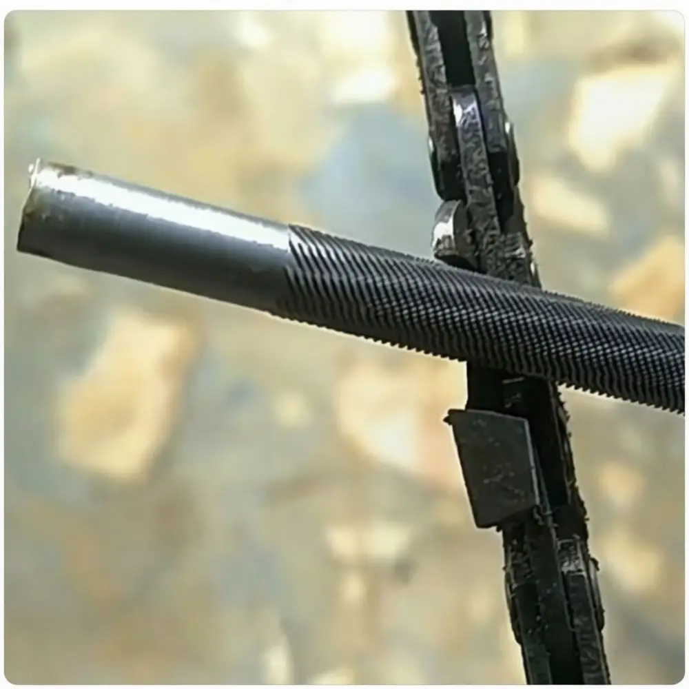 Professional Chainsaw Sharpener File 4.0 4.8 5.5mm Steel Round Rasp Manual Grinding Handle Tool For Forestry Logging Chain Care