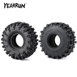 YEAHRUN 4 sztuk 64*24mm 64*27mm Swamper błota gumowa opona do kół dla Axial SCX24 1/24 TRX-4M 1/18 gąsienica RC części samochodowe