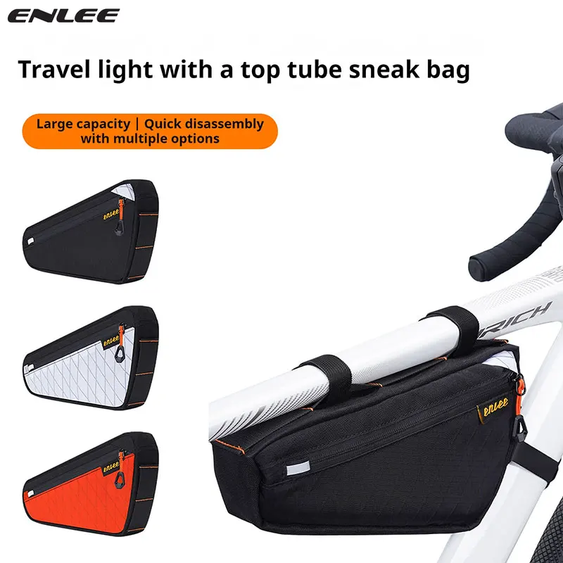 ENLEE Fahrrad Oberrohr Tasche Rennrad Untere Strahl Dreieck Tasche Mountainbike Lagerung Pendler Outdoor Wasserdichte Tasche