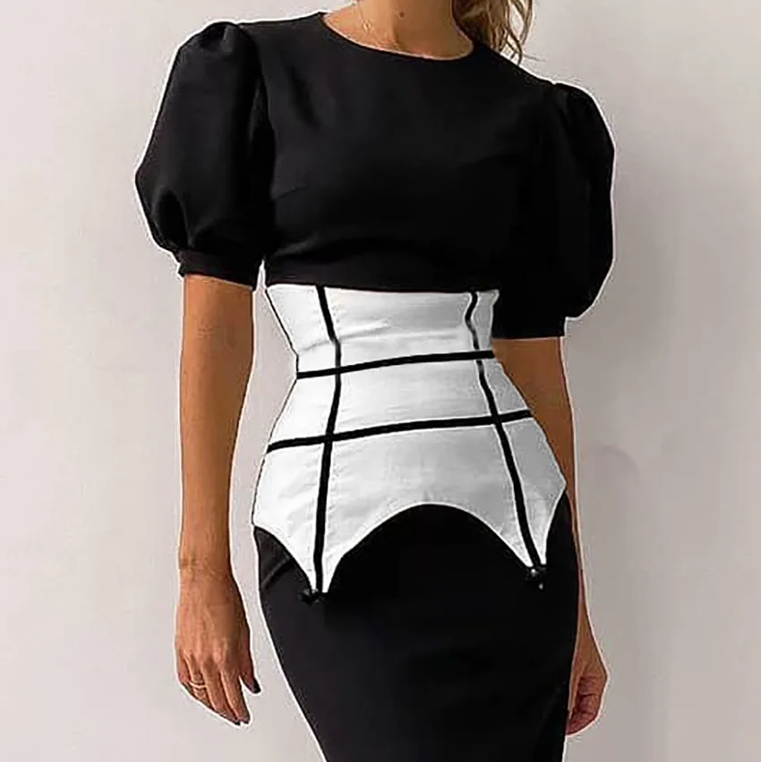 Vestidos femininos vestido com zíper sem mangas gola redonda emagrecimento minimalista urbano na moda simples moderno versátil confortável deslocamento