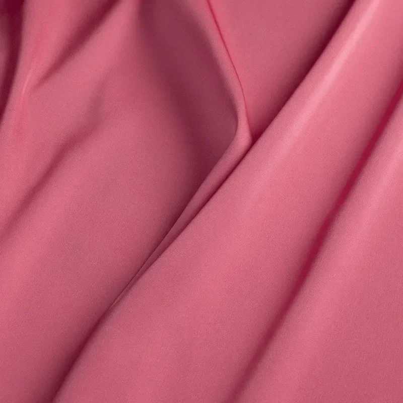 100x125cm  Ice Sensitive Thin Stretch Matte Satin Fabric Satin Dress  Camisole Shirt  Pajamas  Qipao Clothing Design Fabric