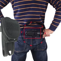Tactical 360 Degree Rotation Baton Holster Expandable Stick Holder Belt Pouch for Hunting Telescopic Baton Defense Equipment