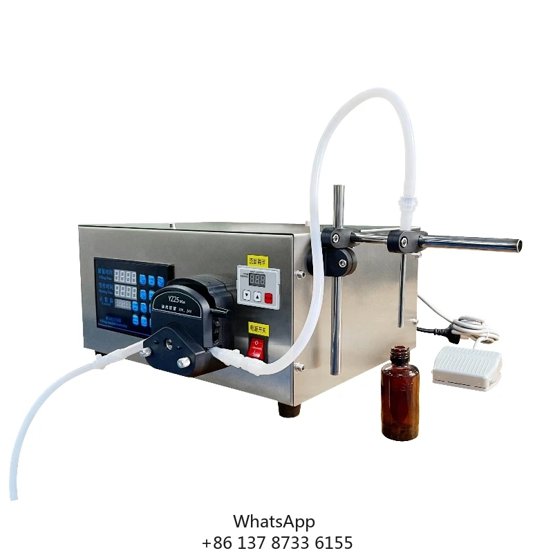 

Factory Sale Compact Semi-Automatic Peristaltic Pump Liquid Filler For Laboratory And Small-Scale Food Production