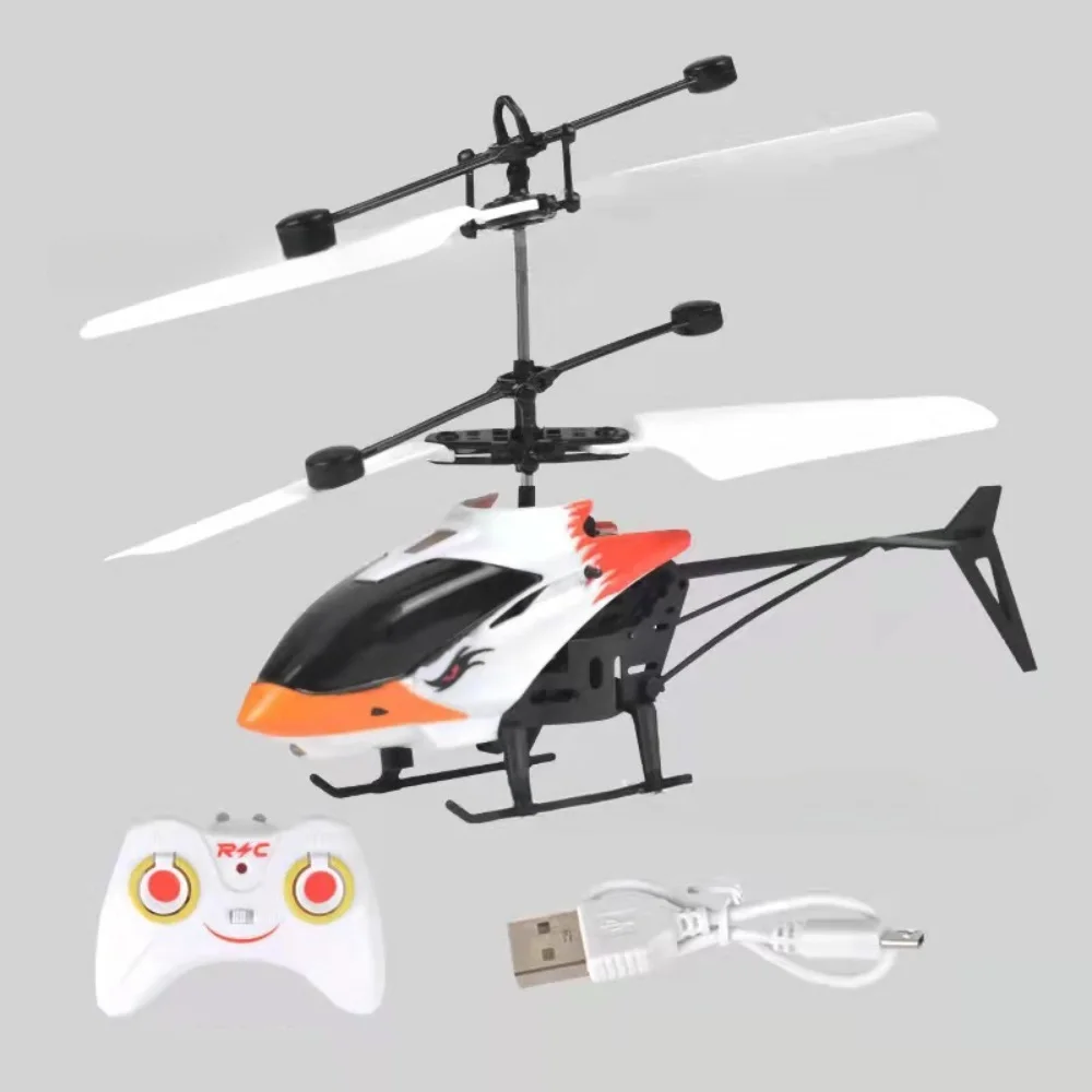 1 Pc Remote-Controlled Aircraft Induction Aircraft Gesture Suspension Charging Animal Helicopter Luminous Toy