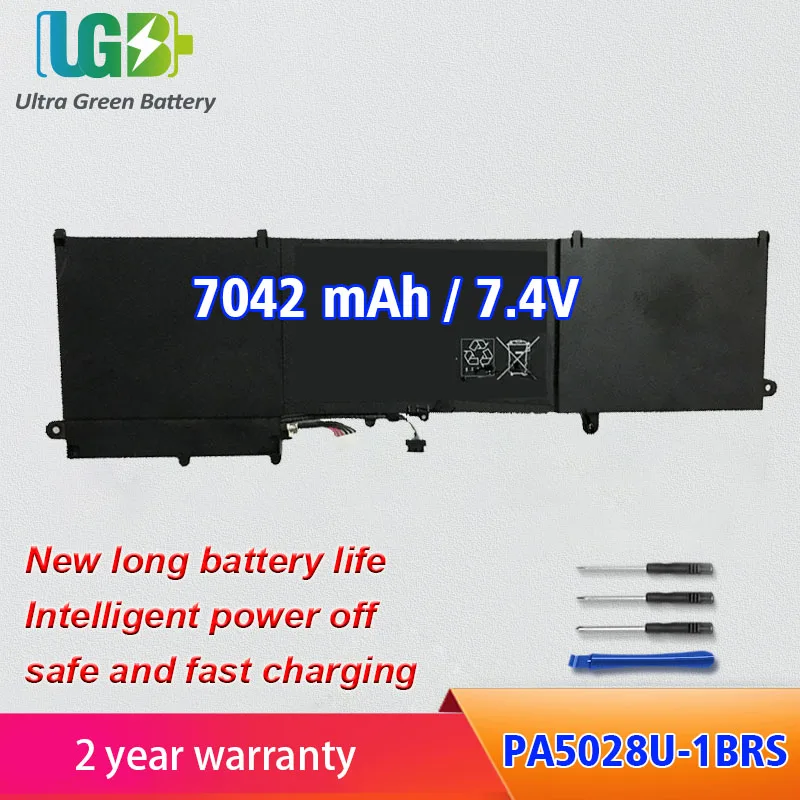 

UGB New PA5028U-1BRS PA5028U 1BRS Battery For Toshiba Satellite U800 U840 U845 U845T Series laptop Battery 7042mAh 7.4V