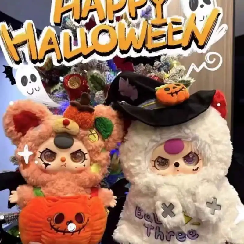 

Подлинная кукла Baby Three Halloween, ограниченная серия, 400% слепая коробка, милые и интересные подарки на Хэллоуин, уникальные подарки для декора стола