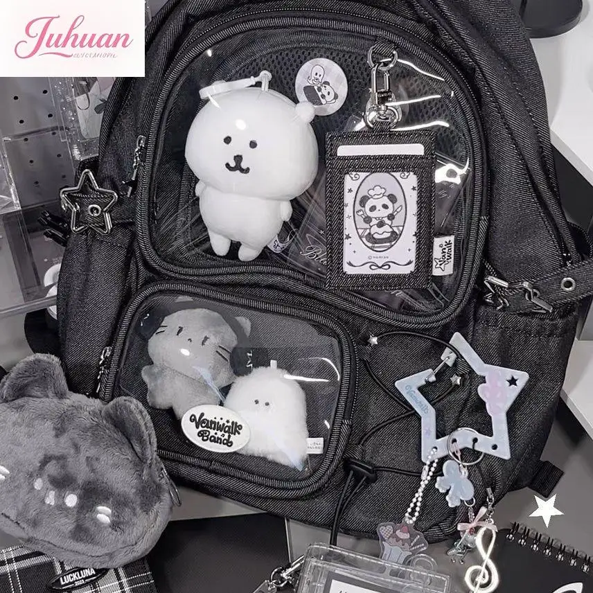 

Японский двумерный комикс, выставочный школьный рюкзак, студентка, рюкзак большой емкости, прозрачная сумка Lta, детская сумка