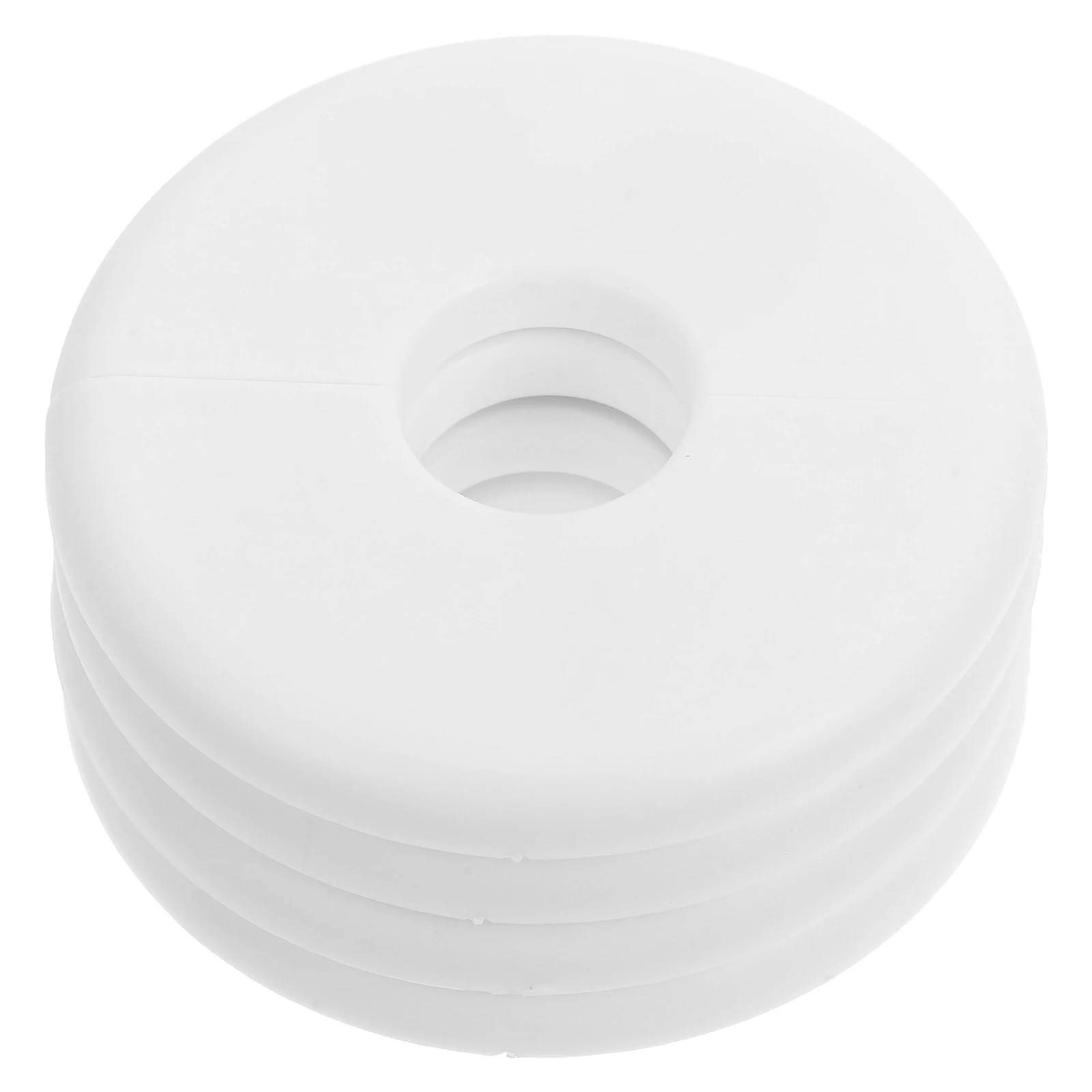 

4pcs Pool Ladder Cover Round Shielding Plate For Plumbing Pipe Wall Protection Inground Pool Flange Replacement Ladder Hole Cap