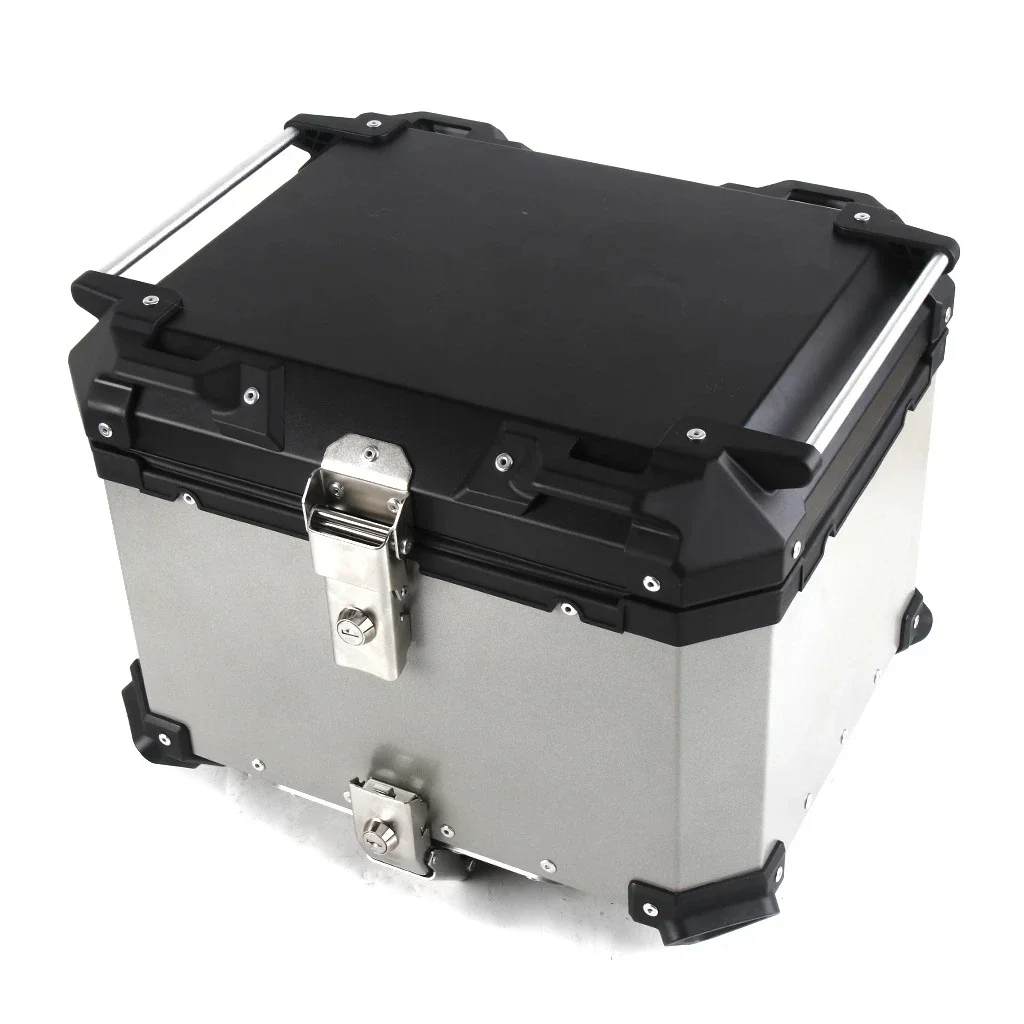 65L trunk motorcycle scooter rear case food delivery aluminum top box Tail Boxes Motorcycle Modified Spare Parts