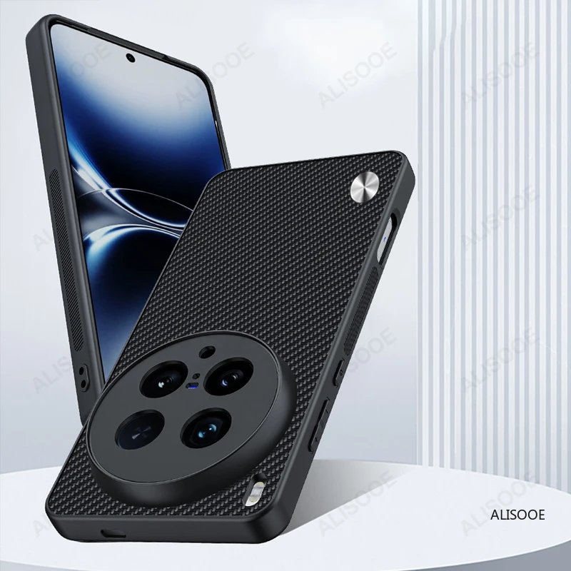 Stoßfest Funda für VIVO X200 Ultra Fall Luxus Faser Textur PU Leder Schutz Zurück Abdeckung Capa