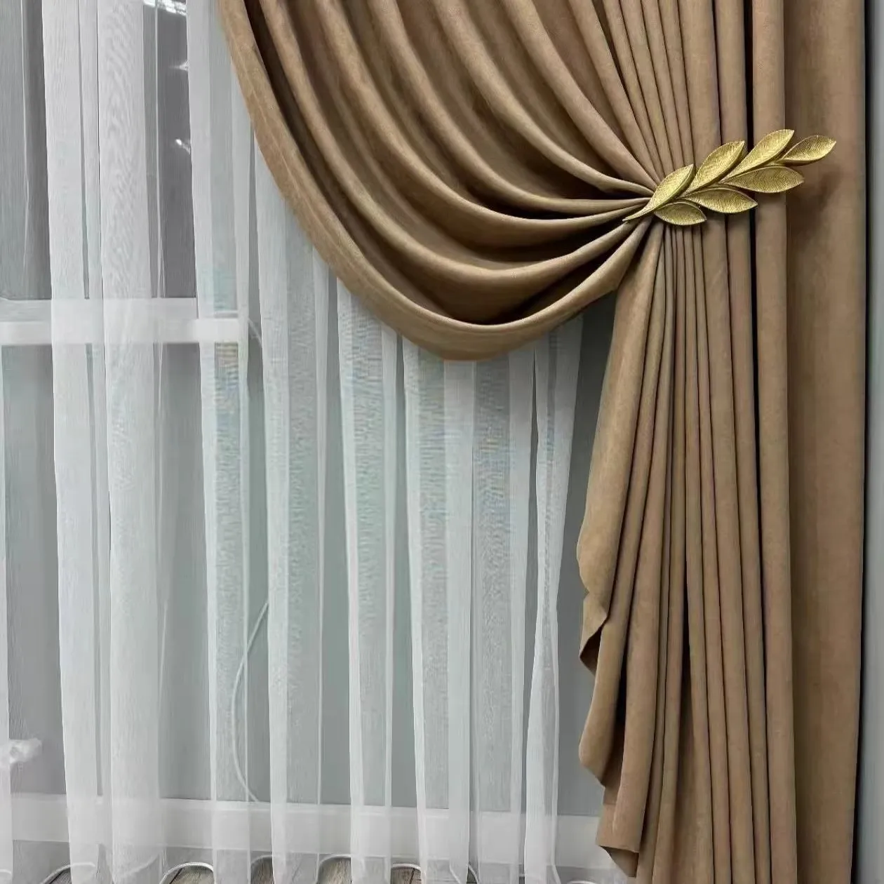 2pcs/set Curtain Tieback Holder Hooks Tie Backs Bedroom Living Room Curtain Decoration Accessories Holdback Wall Curtain Hooks