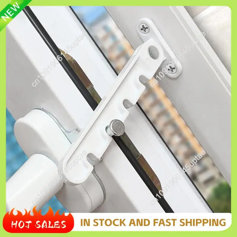 

N88R 3X New Window Limiter Latch Position Stopper Casement Wind Brace Home Security Door Windows Sash Lock Child Safety