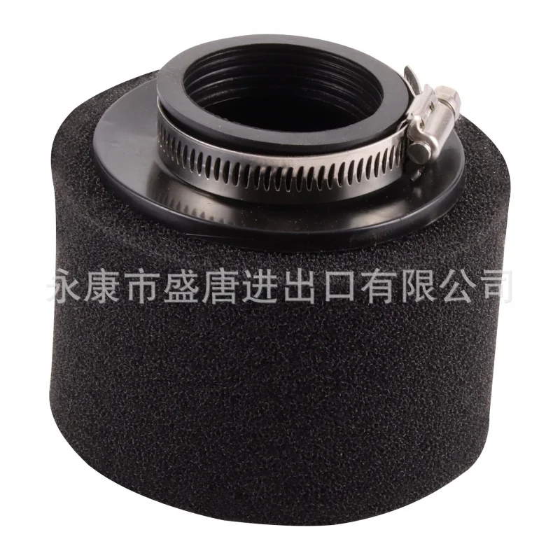 

48mm Air Filter Double-Layer Foam Sponge Black Straight Fit 50cc-150cc Go Kart off-Road Vehicle Atv