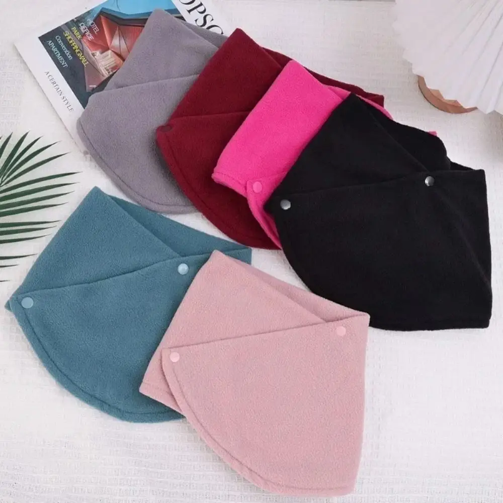 Unisex Thickened Neck Scarf Double Layer Women's Scarves Warmth Neck Protector Neck Cover Outdoor