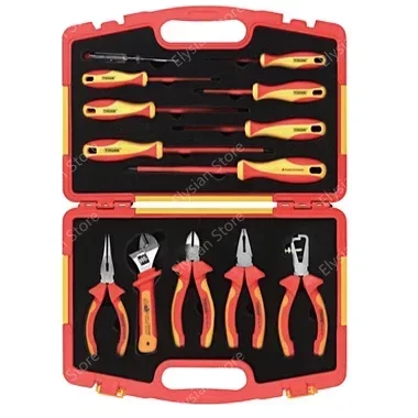 Insulation tool set New energy vehicle maintenance Insulation tool set  precision batch insulation pliers