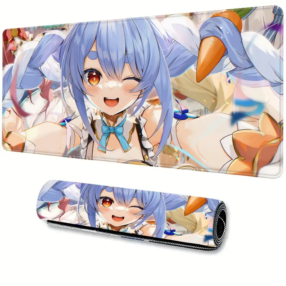 

Mouse Pad Kawaii Girl Keyboard Pad Mousepad Hololive Usada Pekora Office Cartoon Mouse Mat Gamer Computer Rubber Anime Desk Mat