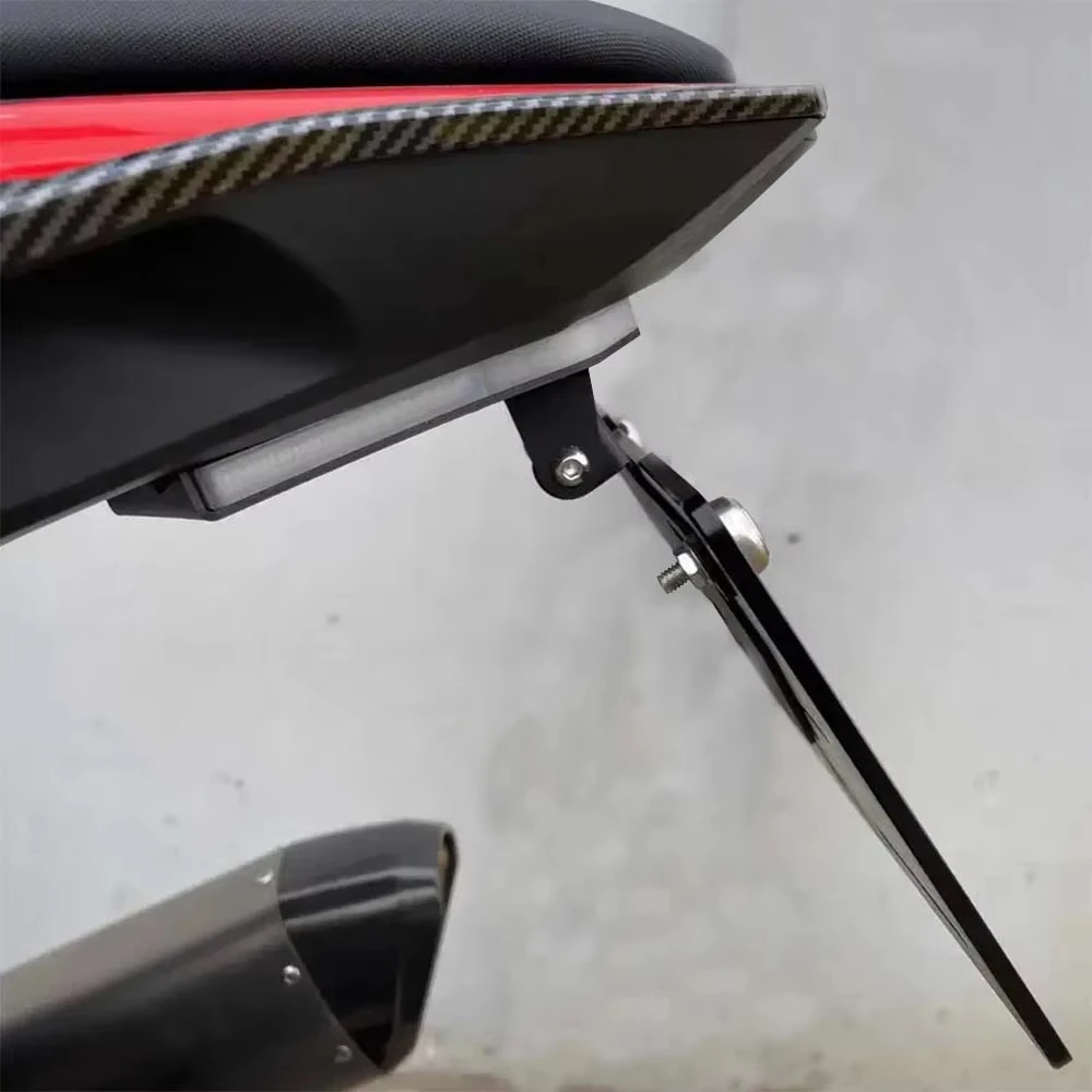 For BMW S1000RR 2023-2025 Motorcycle License Plate Holder  Light Tail Tidy Fender Eliminator