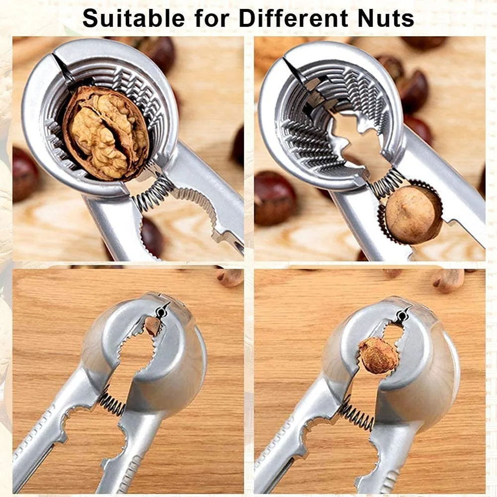 NEW HOT In Stock-Nutcracker For Walnuts, Kitchen Tool For Nuts, Funnel Walnut Pliers, Sturdy Nut Crackers Opener Tool Walnuts Pe