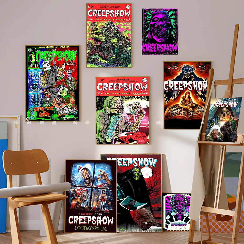 Creepshow Movie Good Quality Prints and Posters Waterproof Paper Sticker Coffee House Bar Posters Wall Stickers