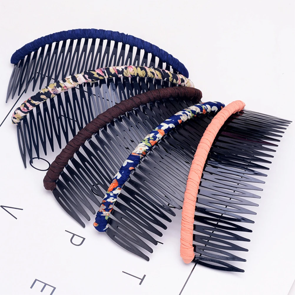 

10pcs Combs Lightweight Portable Smooth Remover Durable Interleaved Comb Plastic Salon Home Use Interleaved Comb