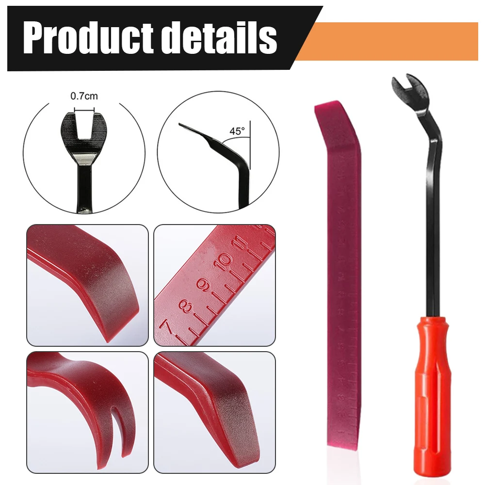 Auto Door Clip Panel Trim Removal Tool Kits Navigation Disassembly Blades Car Interior Plastic Seesaw Conversion Repairing Tools