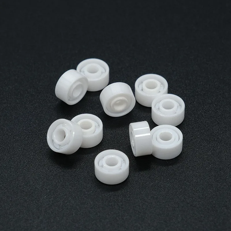 1pcs Micro Zirconia Ceramic Bearing 603 604 605 606 607 608 609 ZRO2 Corrosion Resistant Insulation