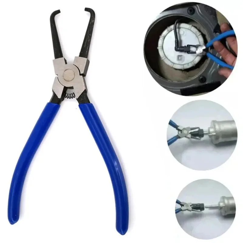 

Blue Joint Clamping Pliers Fuel Filters Hose Pipe Buckle Removal Caliper Carbon Steel Fits for Car Auto Vehicle Tools