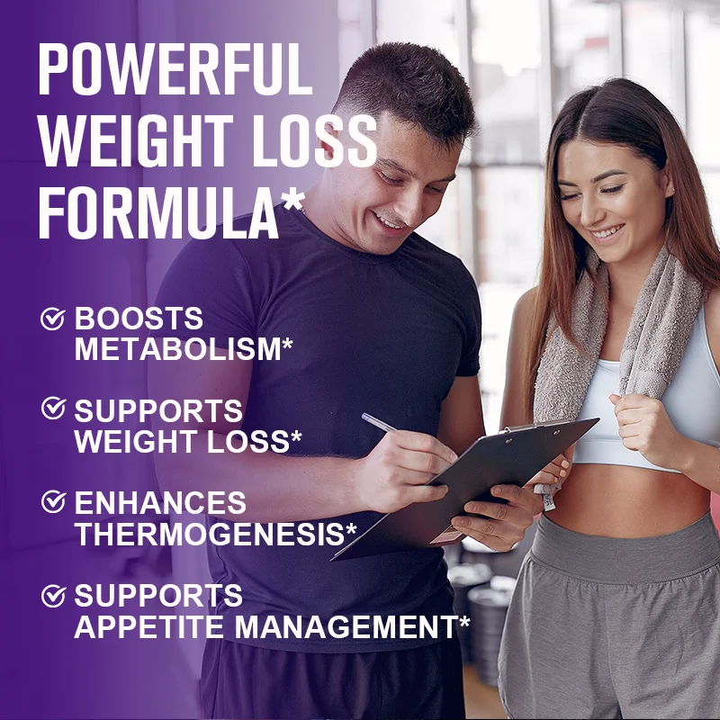 Slimming Capsule Night Time Fat Burner for Weight Loss, Boost Metabolism, Suppress Appetite Diet,Healthy Weight Management