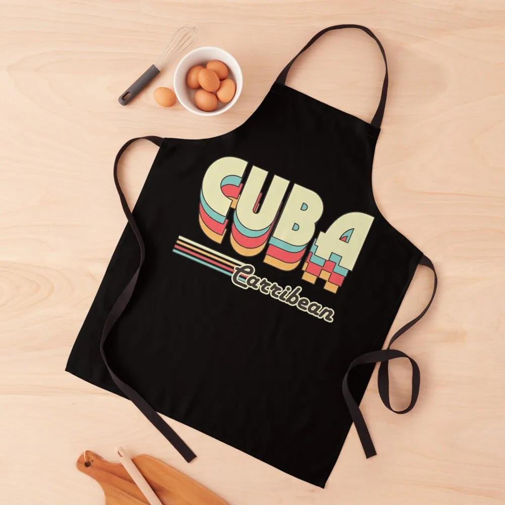 

Cuba city Apron kitchen woman Waterproof women Women's Home Clothes Men's Kitchen Apron