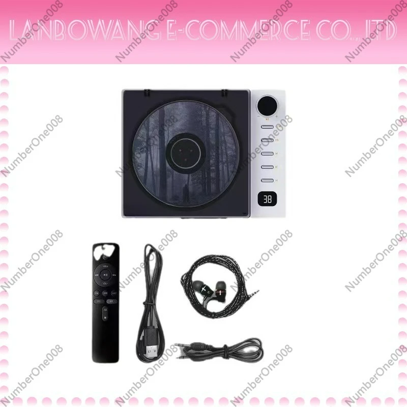 

Rechargeable CD Player Bluetooth Speaker All-in-One High Fidelity Music Player Birthday Gift
