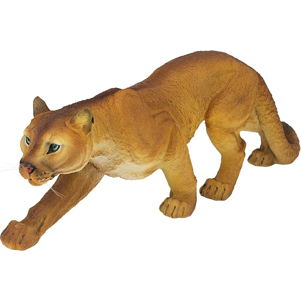 

Hot Sale Prowling American Mountain Cougar Indoor/Outdoor Garden Statue,Handcast Polyresin, Full Color Finish