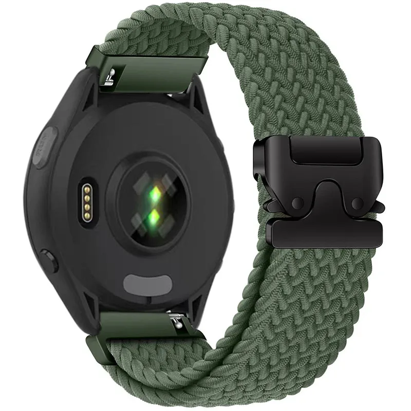 20 mm 22 mm Fallschirmschlaufenarmband für Garmin Venu 4 3 2 SQ-Band für Forerunner 165/255/265/570 Armband Vivoactive 4 5 6 Armband