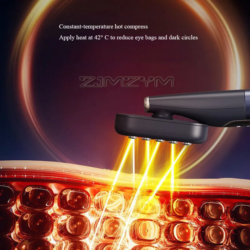 9 สี Eye Beauty Instrument Anti Aging Eye Massager EMS Microcurrent Face Lifting Wand ลด Dark Circle ริ้วรอยเครื่องมือความงาม