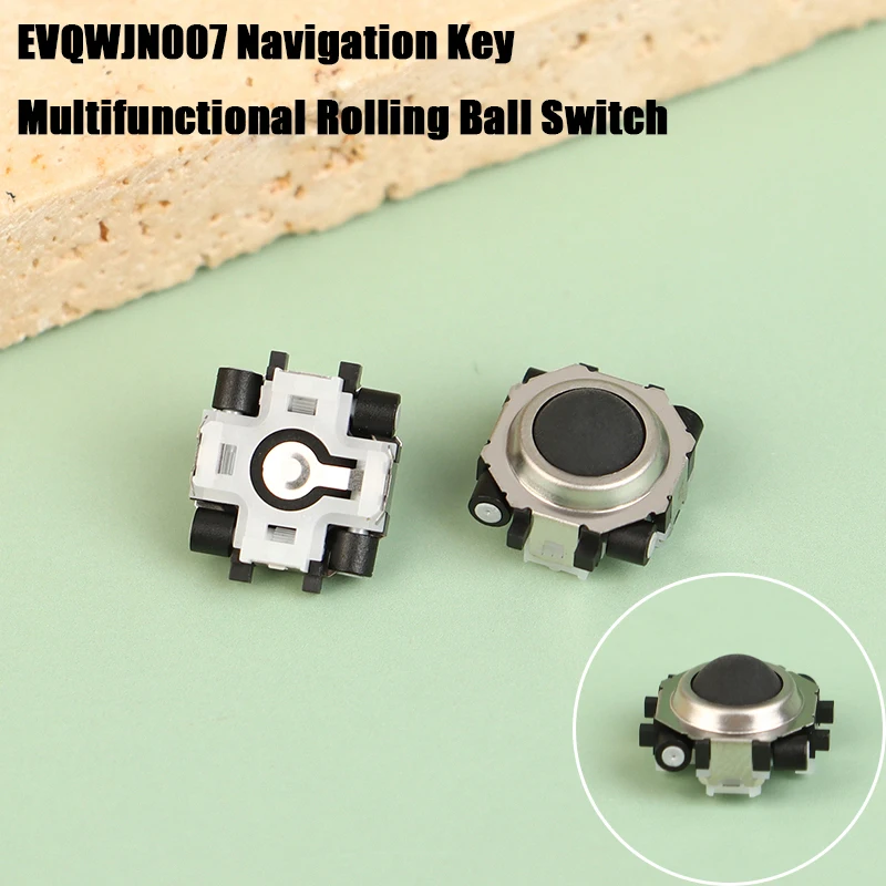 1Pcs EVQWJN007 Track Ball Mobile Phone Navigation Key Multi-function Multi-directional Rolling Ball Ball Switch