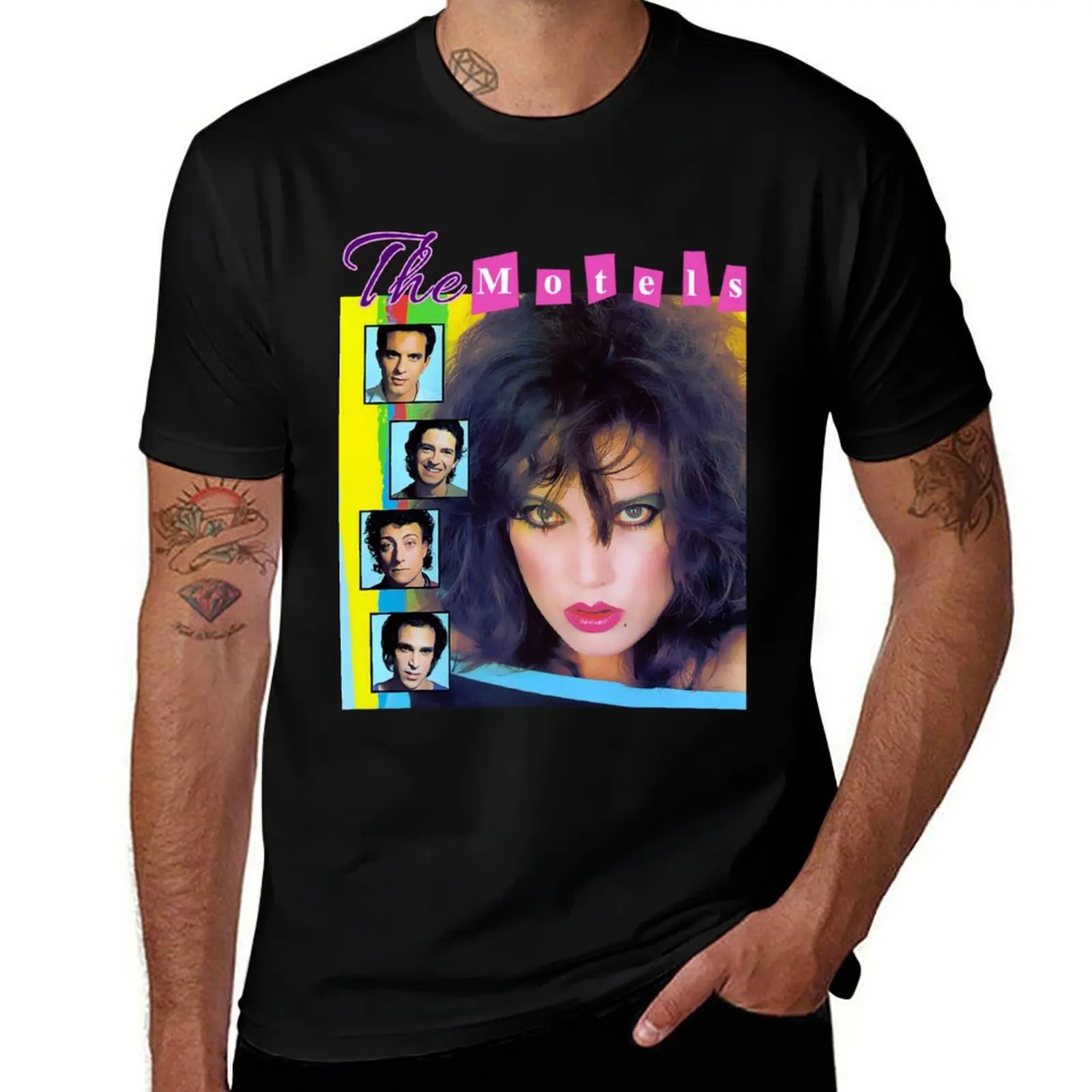 The Motels \t T-Shirt Athletic Quick Dry T-Shirt for Men