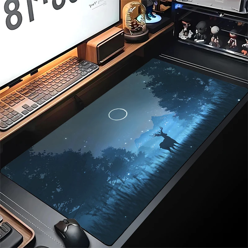 

Premium Mouse Pad Gamer Large Gaming Mousepad Locking Edge Mouse Mat Computer Desk Mat 900x400mm Keyboard Pad Office Table Mats