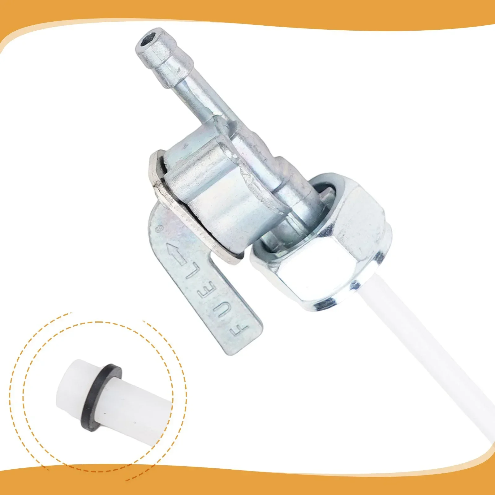 Кран топливного клапана Petcock, пластиковый алюминиевый материал, костюм без утечки для Honda QA50 Z50A MR50 P50 PC50 16950-045-005