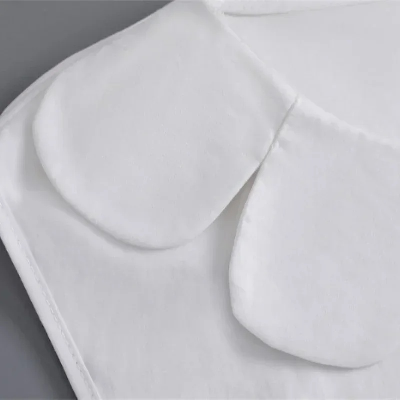 花びら襟フェイクカラー女の子女性用かわいい白綿シャツスタイル偽襟衣類取り外し可能な襟装飾