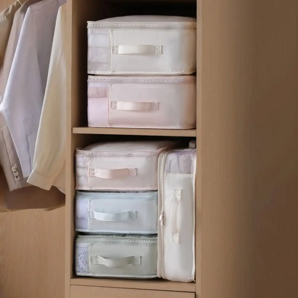 Visible Bed Sheet Storage Bag Large Capacity Waterproof Blanket Storage Container Space Saving Dust-proof Moving Packing Bag view 4