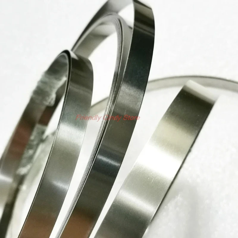 1/2M 301 Stainless Steel Strip Narrow Strip Width 5/8/10/12/15/20/25/30/35/40/50/60mm Thickness 0.1-0.3mm Thin Plate Foil Strip