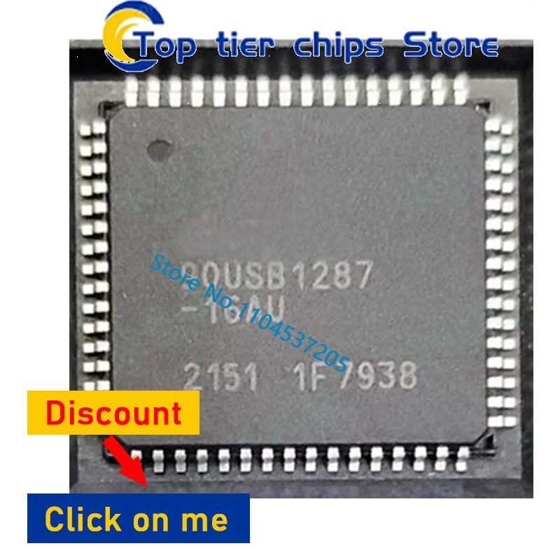 

5 шт. AT90USB1287-16AU AT90USB1287 QFP