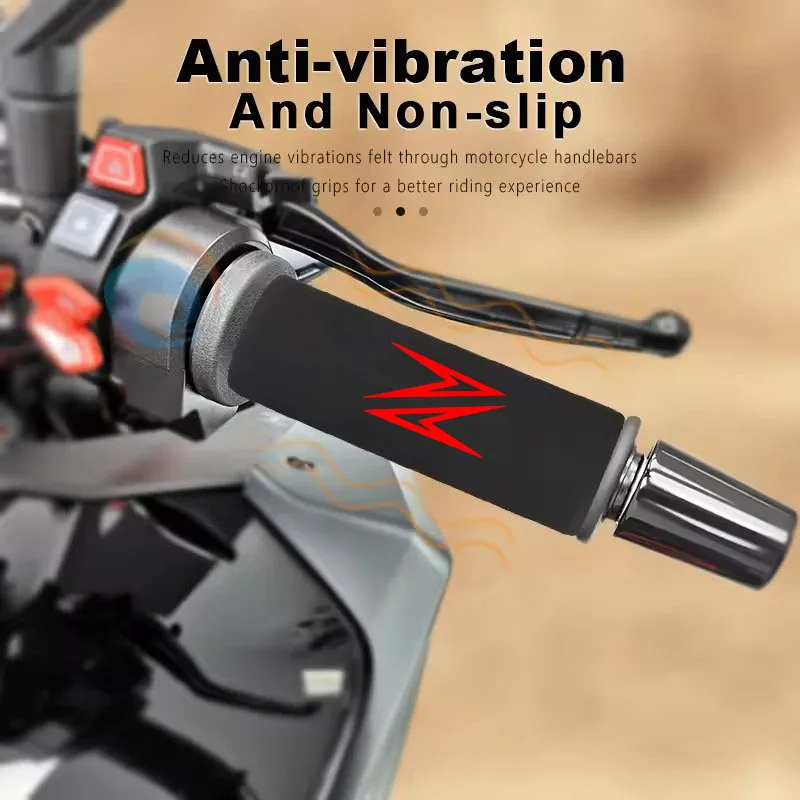 Motorcycle Grips Sponge Handlebar Covers For Kawasaki Z650 Z750 Z800 Z900 Z1000 Z250 Z400 Accessories Handle Bar Grip