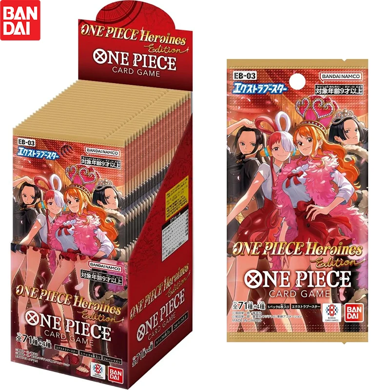 New Bandai One Piece Card Game EB03 Extra Booster Heroines Edition TCG Collection Card Japanese in Stock FAST SHIPPING